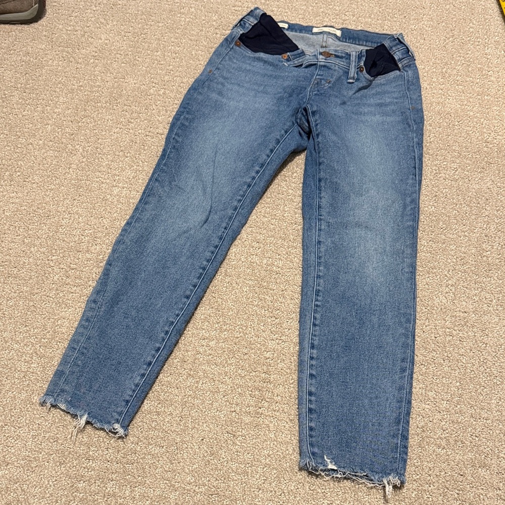 Madewell Maternity Light Blue Ankle Jeans